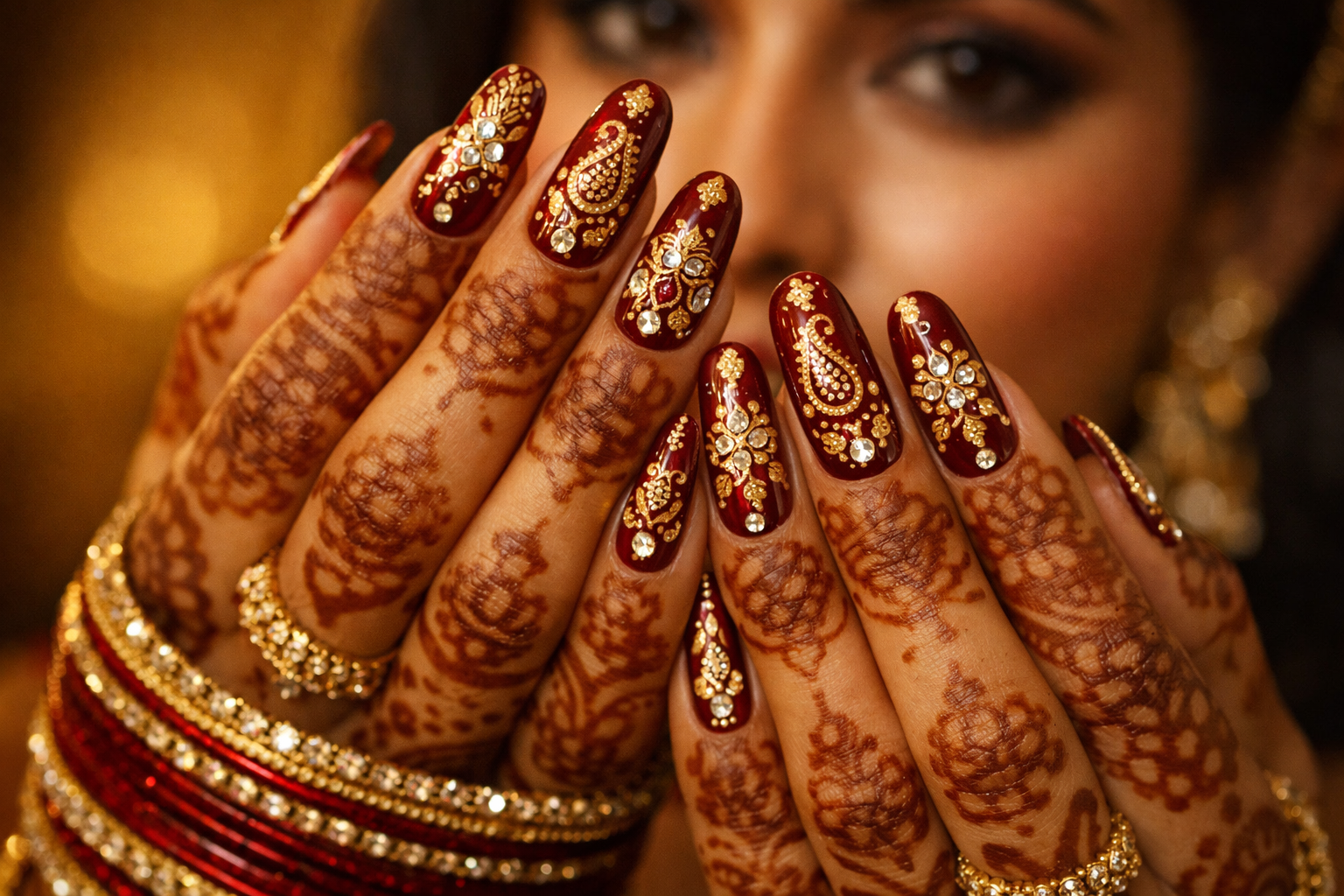Bridal Nail Art