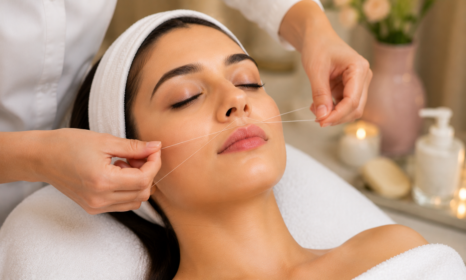 Upper Lips Threading