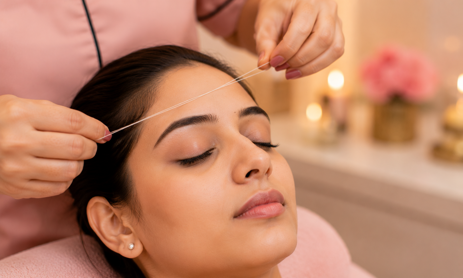 Forehead Threading