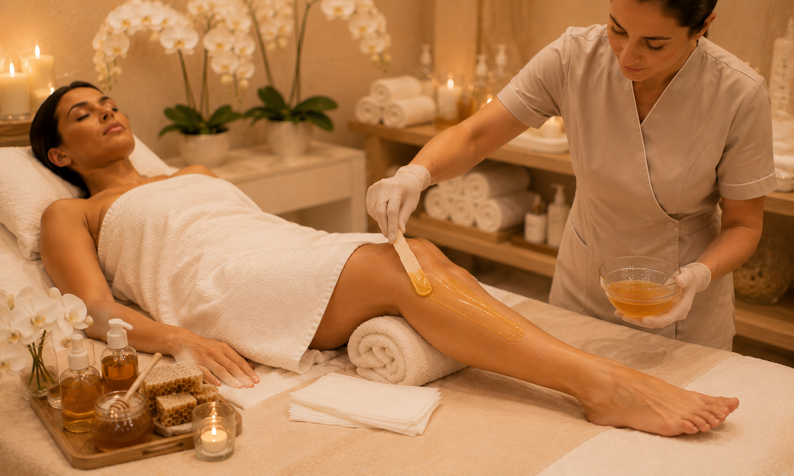 Honey Front Waxing