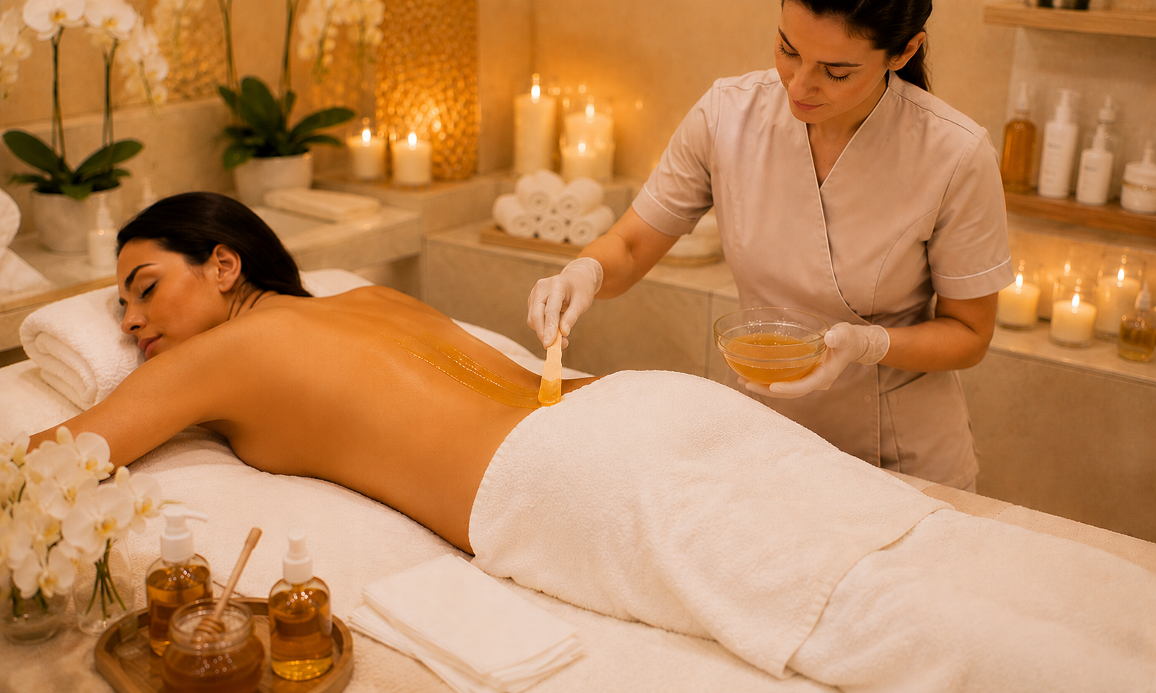 Honey Back Waxing